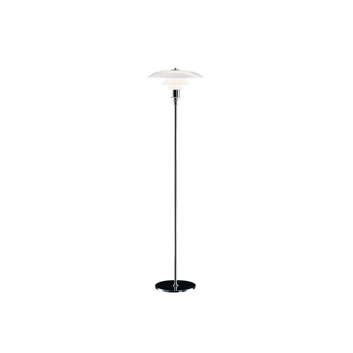 Louis Poulsen pH 31/2 21/2 podlahová lampa s vysokým leskem Chrome