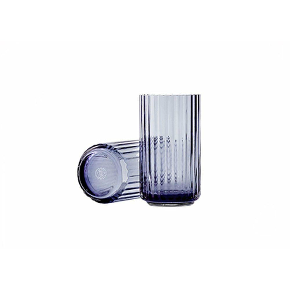 Louis Poulsen Vase Madorious Glass H38 cm, půlnoční modrá