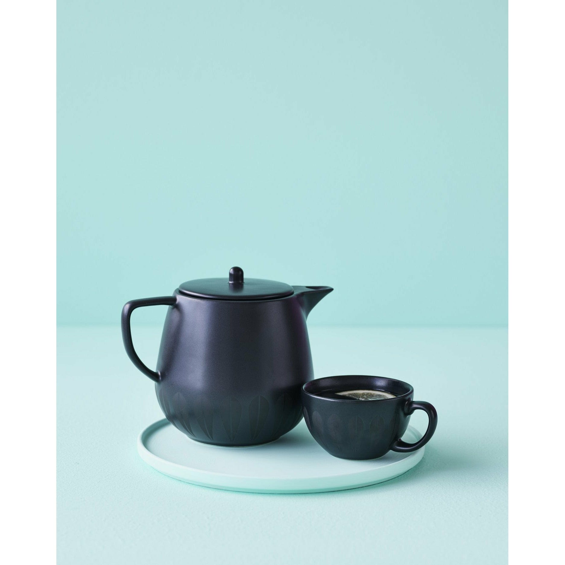 Lucie Kaas Arne Clausen Lotus Teapot, černá