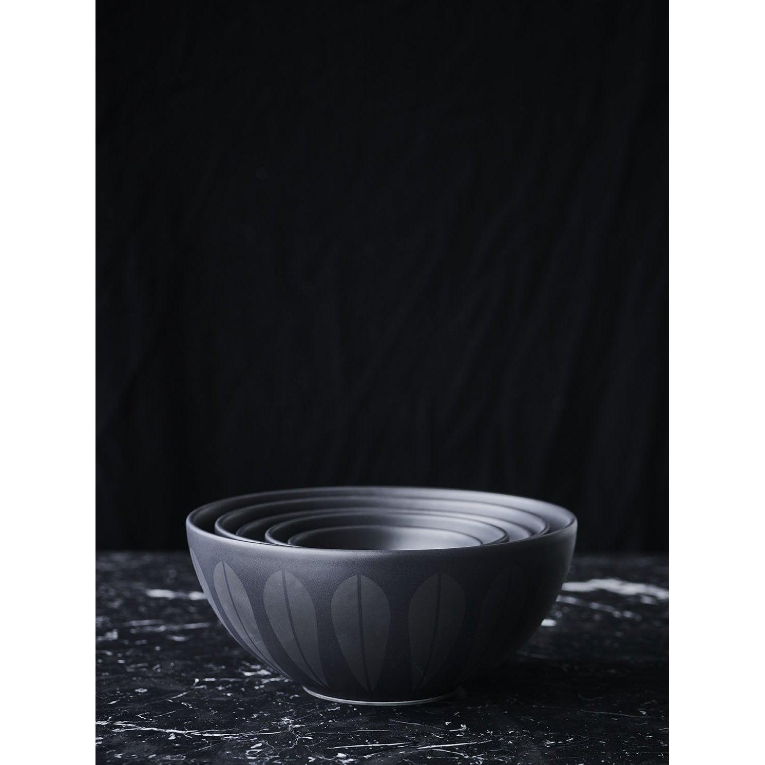 Lucie Kaas Arne Clausen Bowl černá, 12 cm