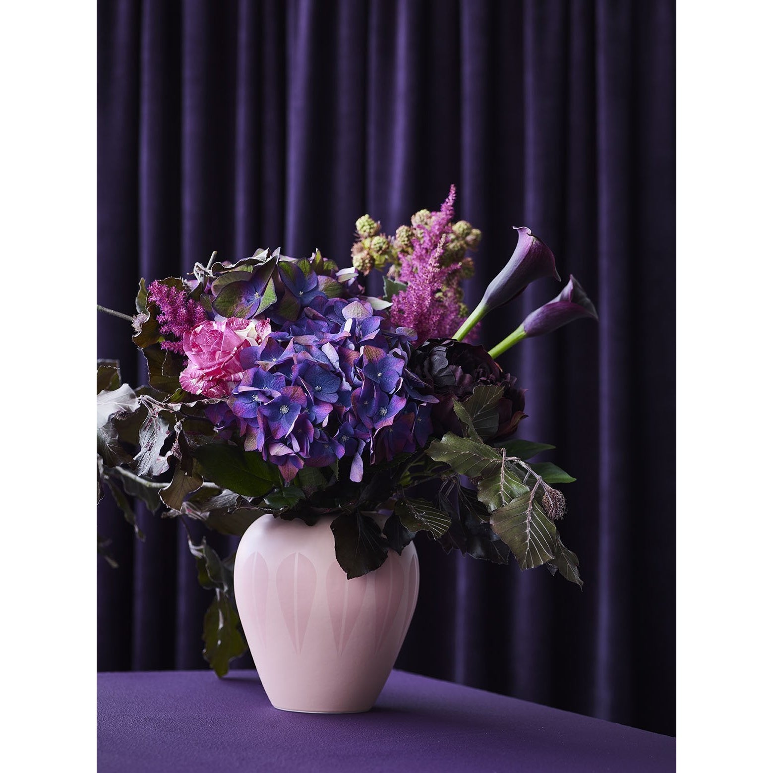 Lucie Kaas Arne Clausen váza černá, 11 cm