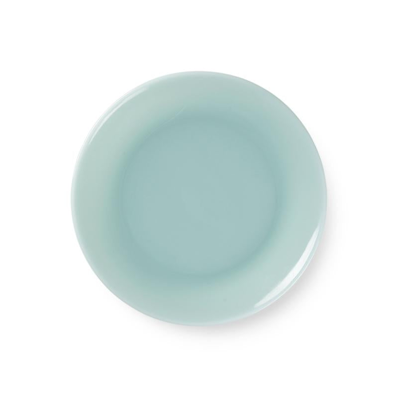Lucie Kaas Milk Lunch Plate, Blue Fog