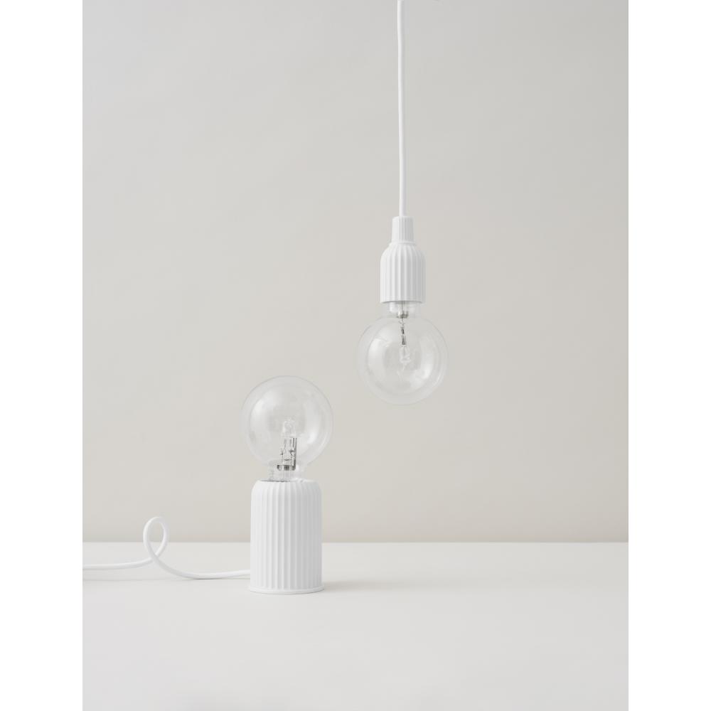 Lyngby Fitting Lamp č. 3 bílá, 10,7 cm