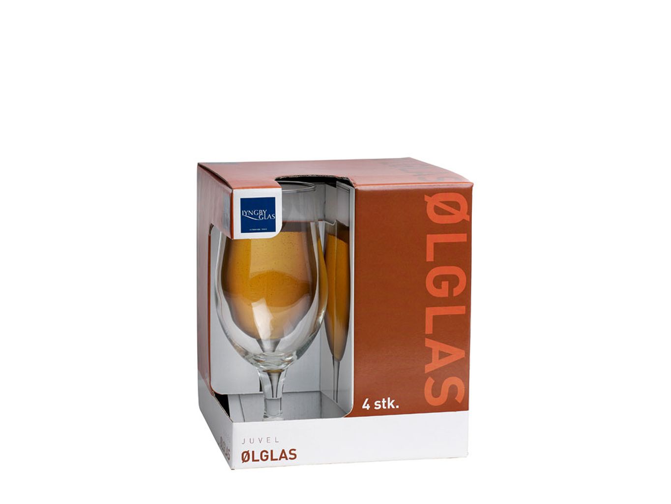 Lyngby Glas Juvel Beer Glass 49 Cl, 4 ks.