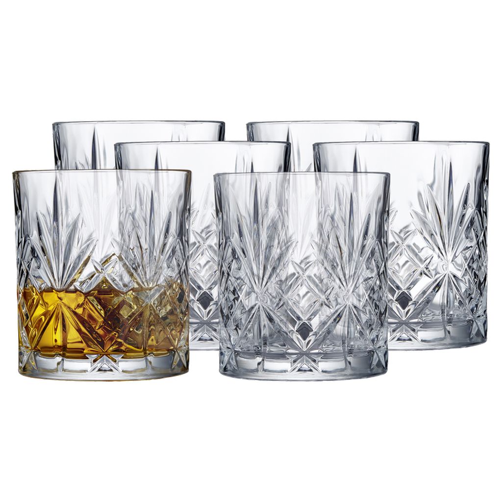 Lyngby Glas Melodia Krystal Whisky Glass 31 Cl, 6 ks.