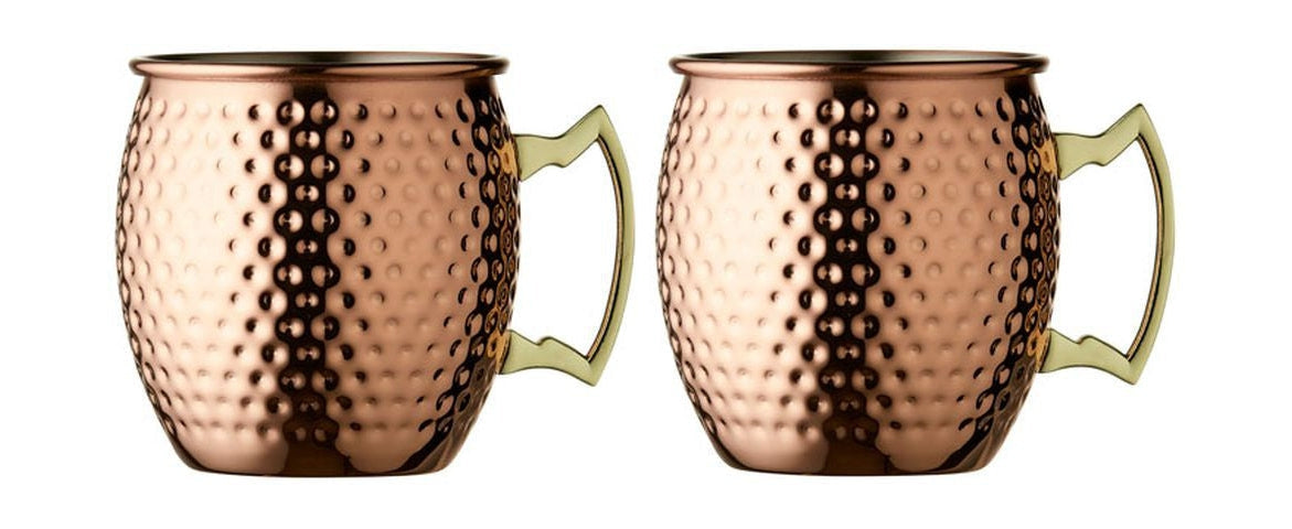 Lyngby Glas Moscow Mule Krug Copper, 2 PC.