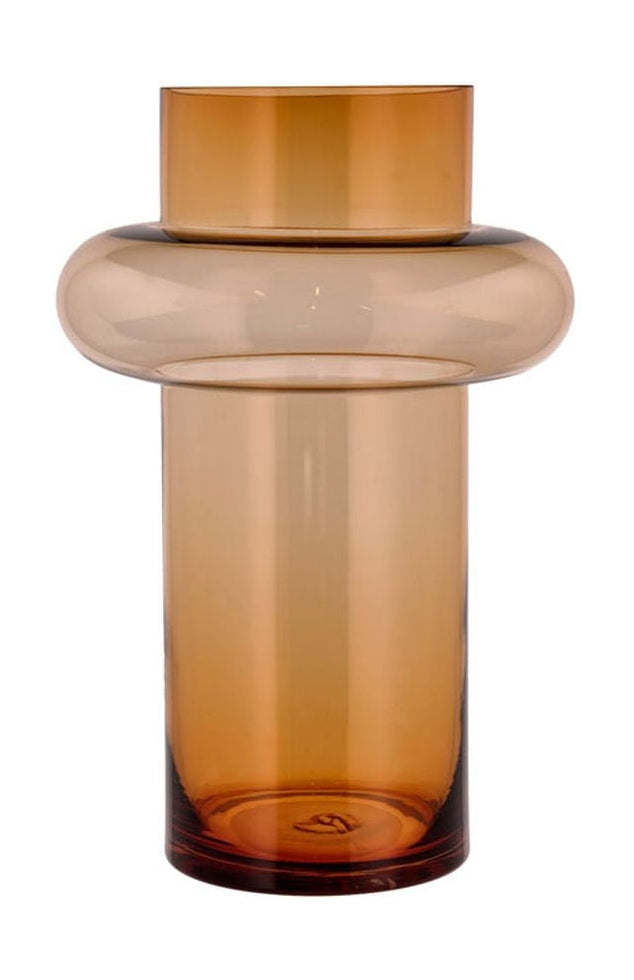 Lyngby Glas Tube váza H: 40 cm, jantar