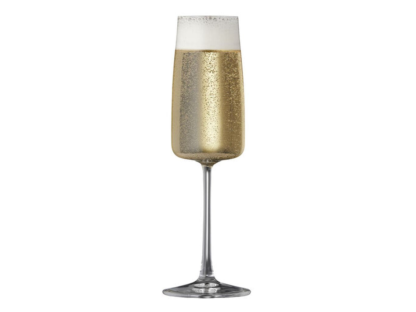 Lyngby Glas Zero Krystal Champagne Glass 30 Cl, 4 ks.