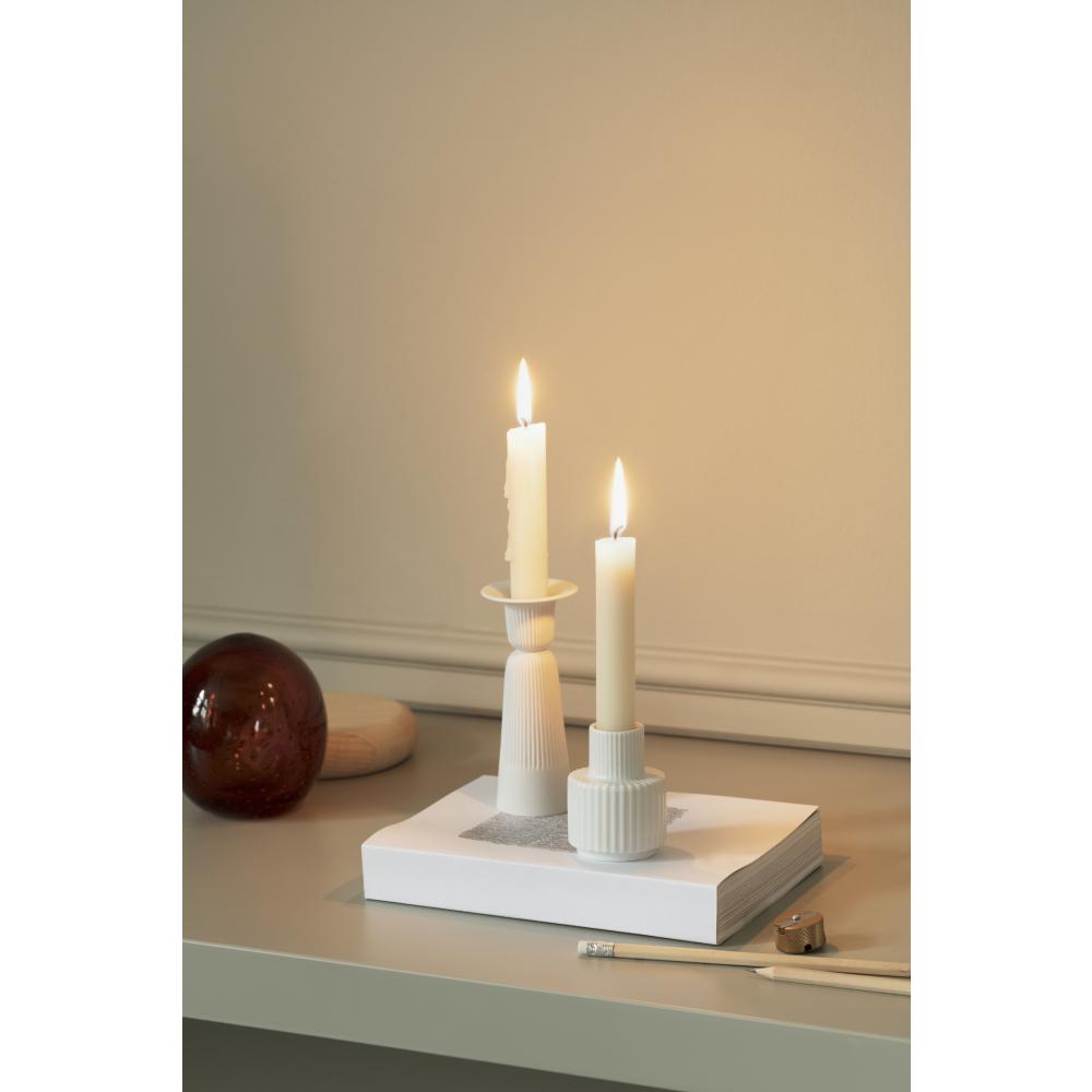 Lyngby držák svíčky White, 7cm