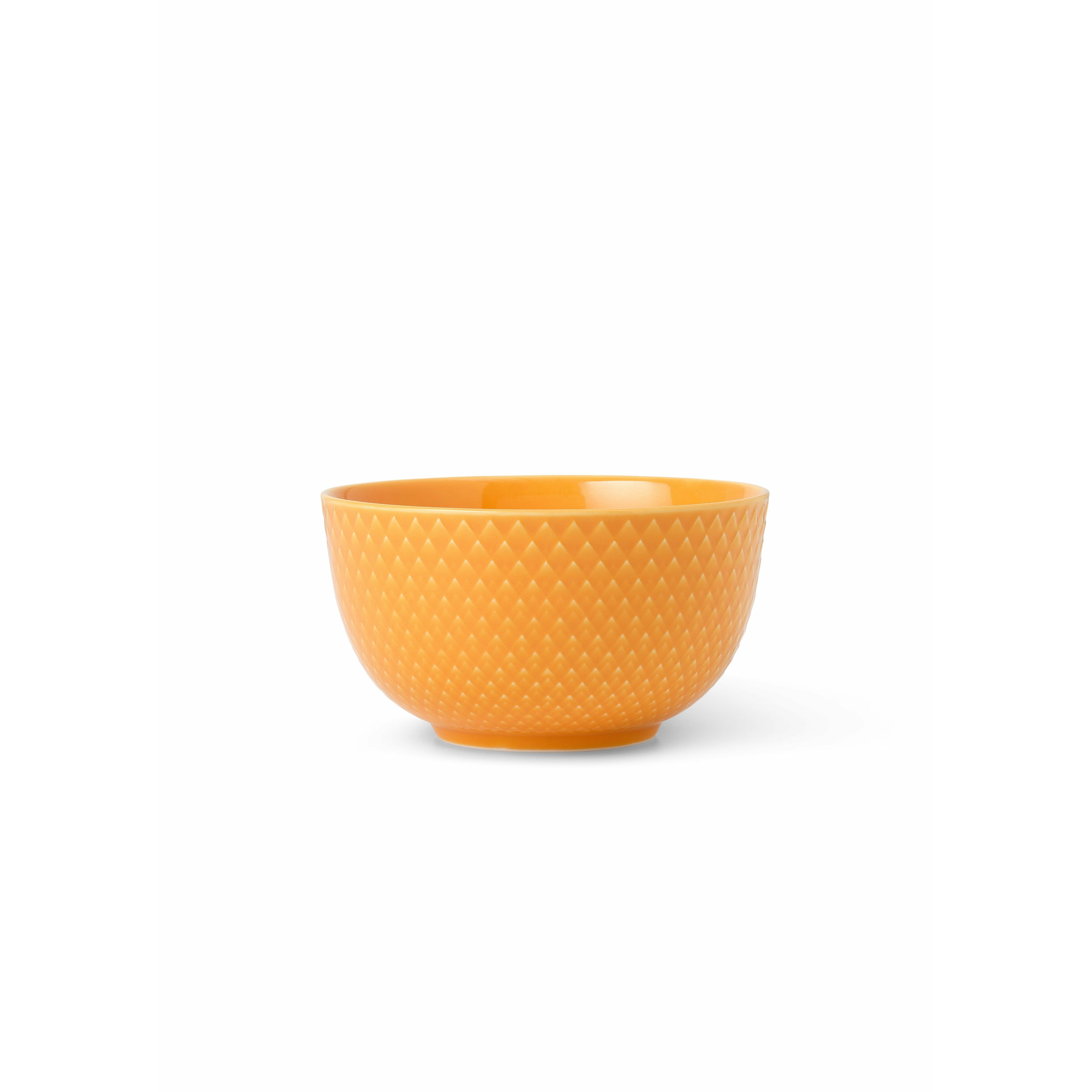 Lyngby Porcelæn Rhombe Color Bowl Ø11, žlutá