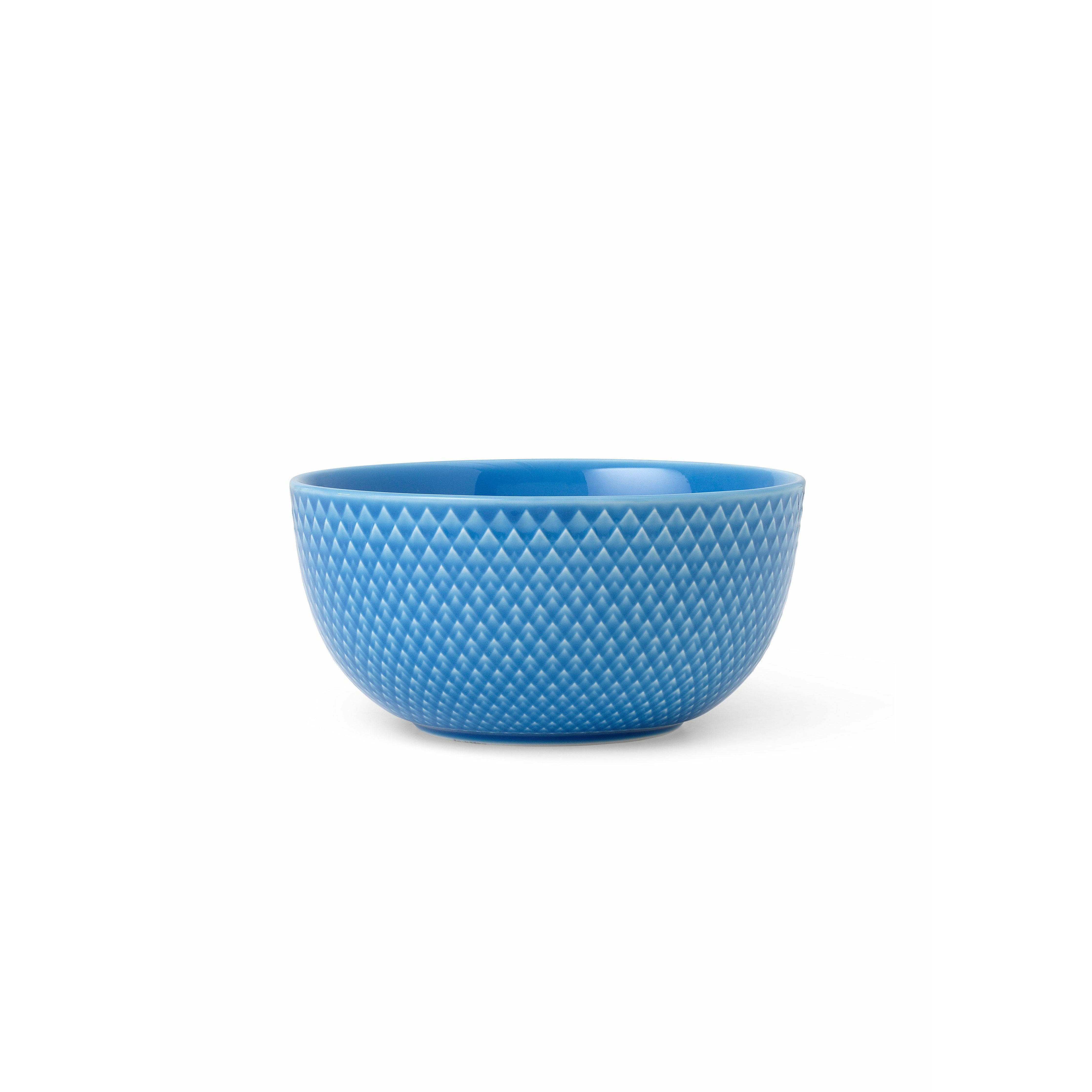 Lyngby Porcel 16 Rhombe Color Bowl Ø13, modrá