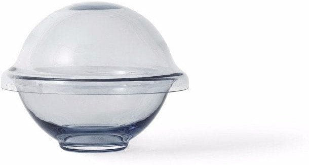 Lyngby Rhombe Chapeau Bowl s víkem, modrá, velká