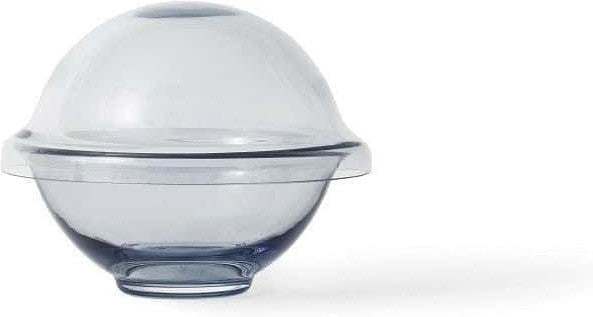 Lyngby Rhombe Chapeau Bowl s víkem, modrá, malá