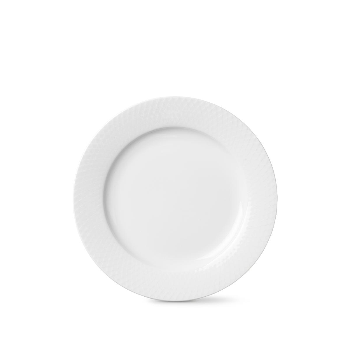 Plate Lyngby Rhombe Ø23cm, bílá