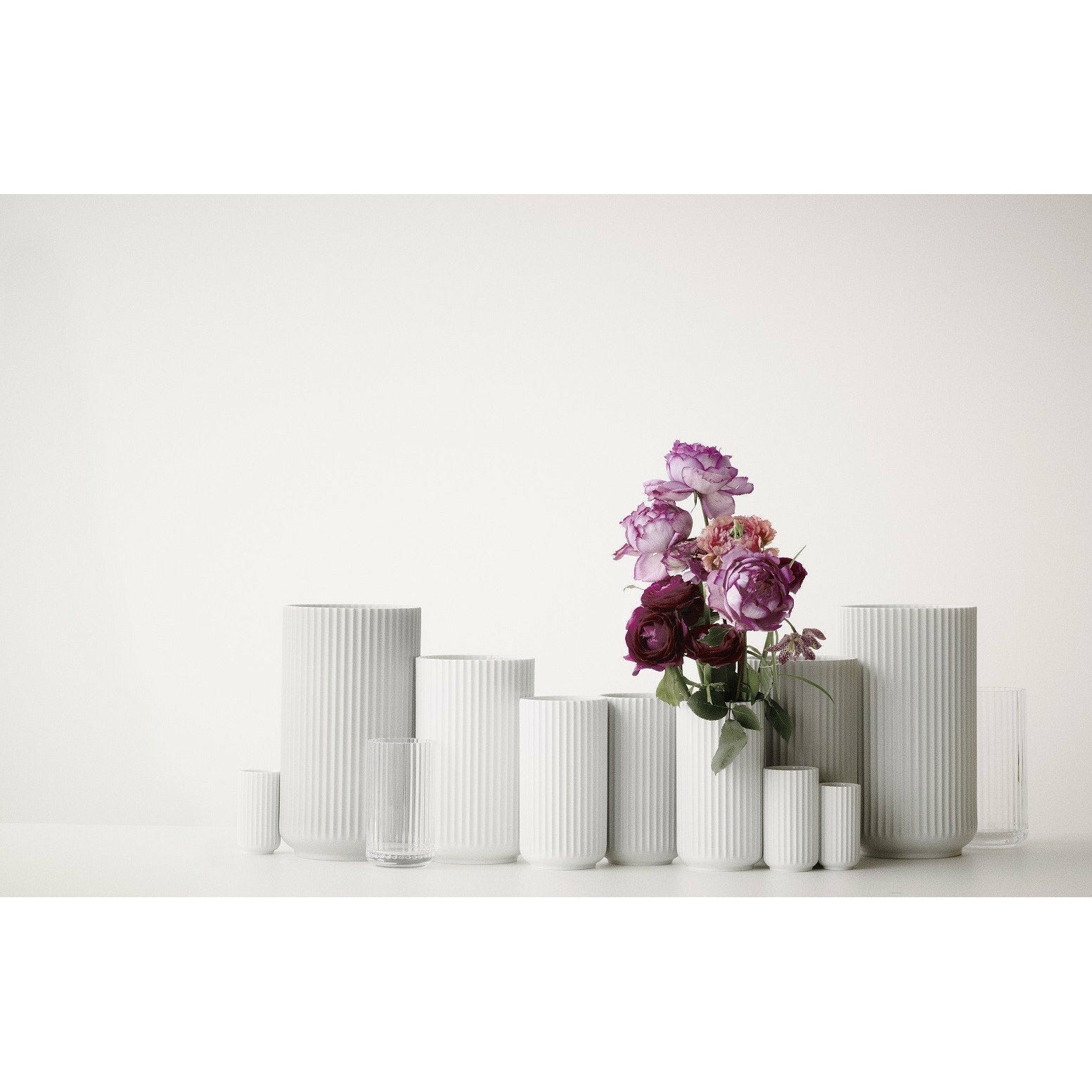 Lyngby váza bílá, 10,5 cm