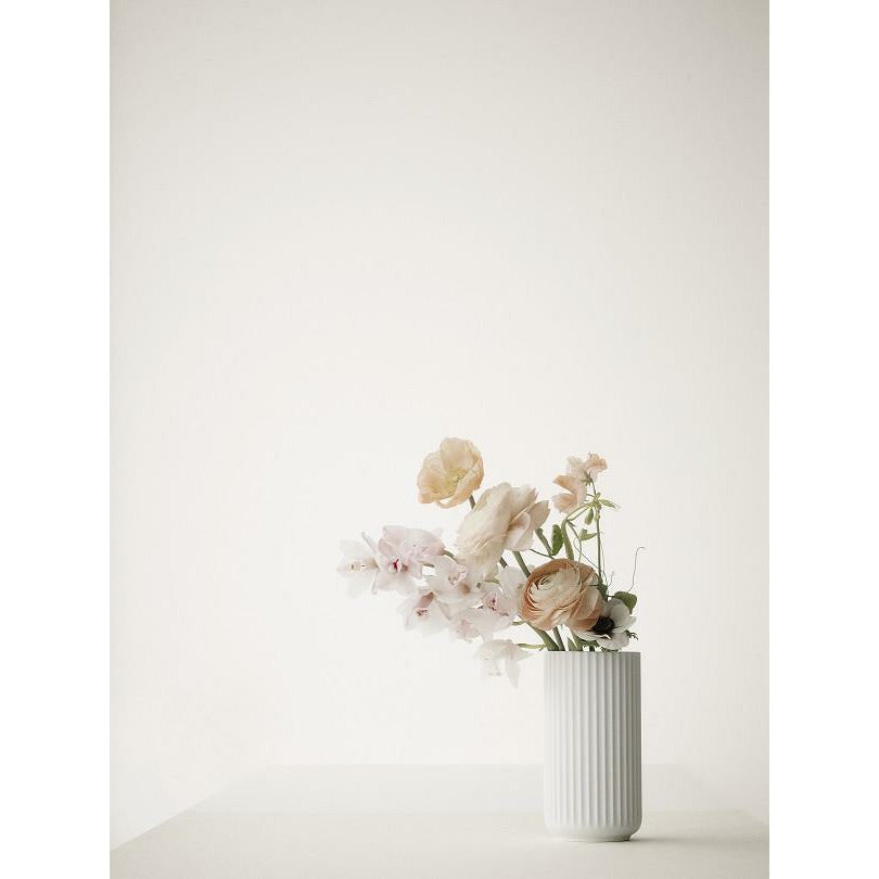 Lyngby váza bílá, 10,5 cm