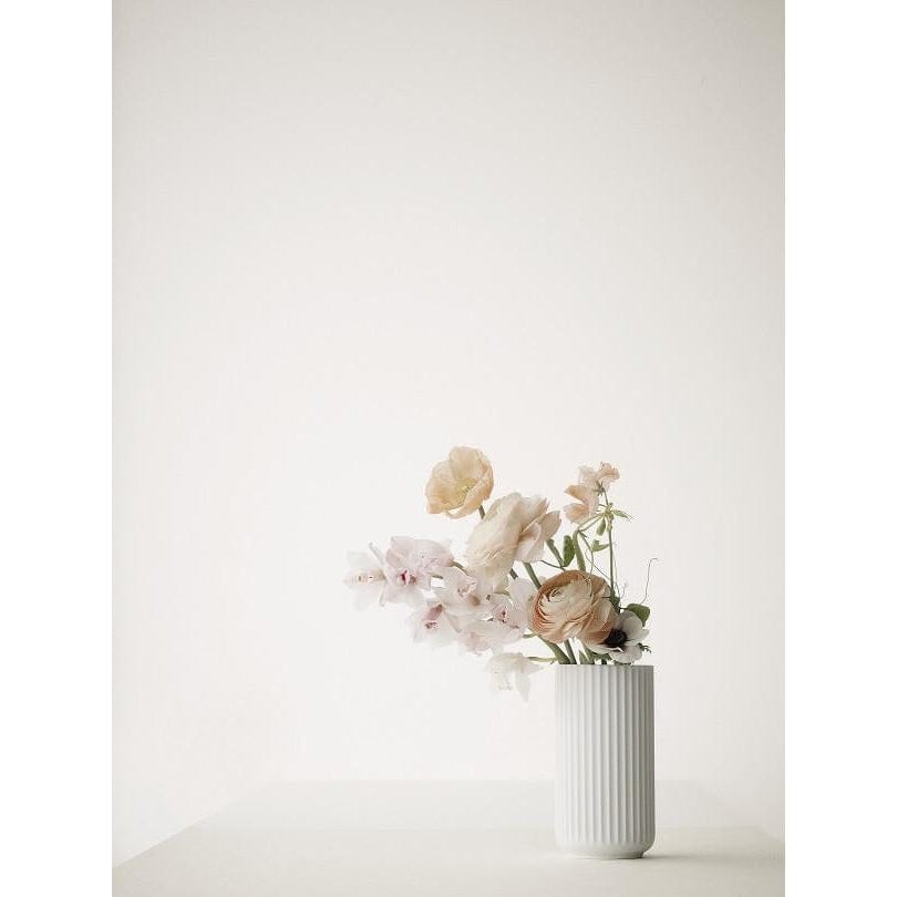 Lyngby váza bílá, 12 cm