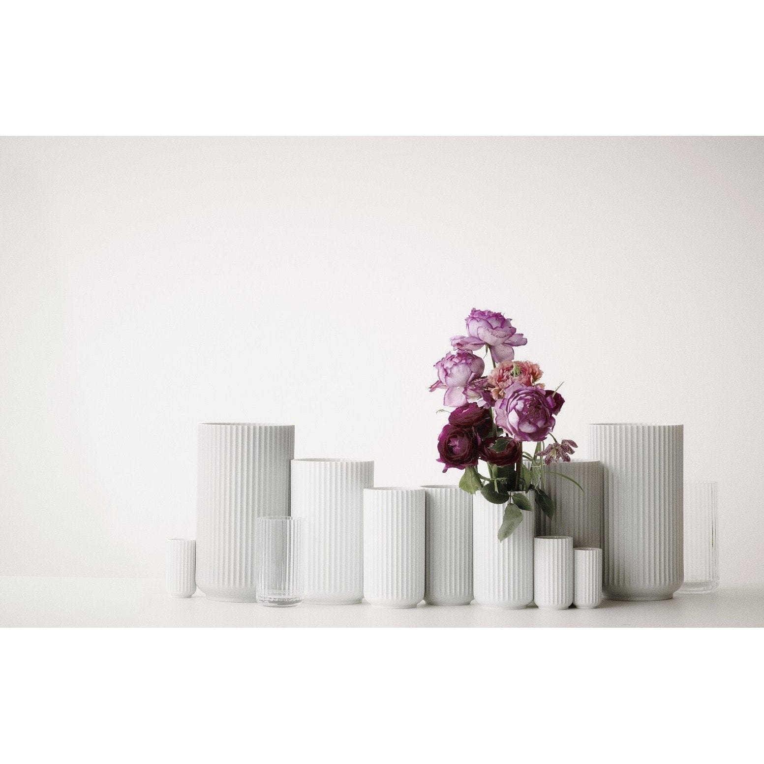 Lyngby váza bílá, 6 cm