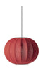 Vyrobeno ručně pletenou vtip 45 kulatý přívěsková lampa, javorová červená