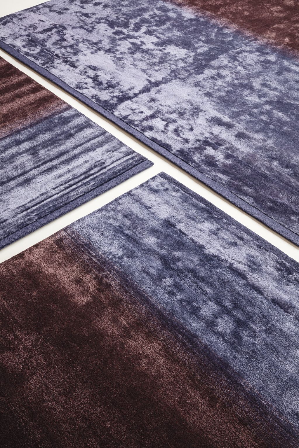 Vyrobeno ručně nabla koberec 140 x 200, soumrak