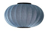 Vyrobeno ručně pletenou vtip 57 oválný přívěsková lampa, modrý kámen
