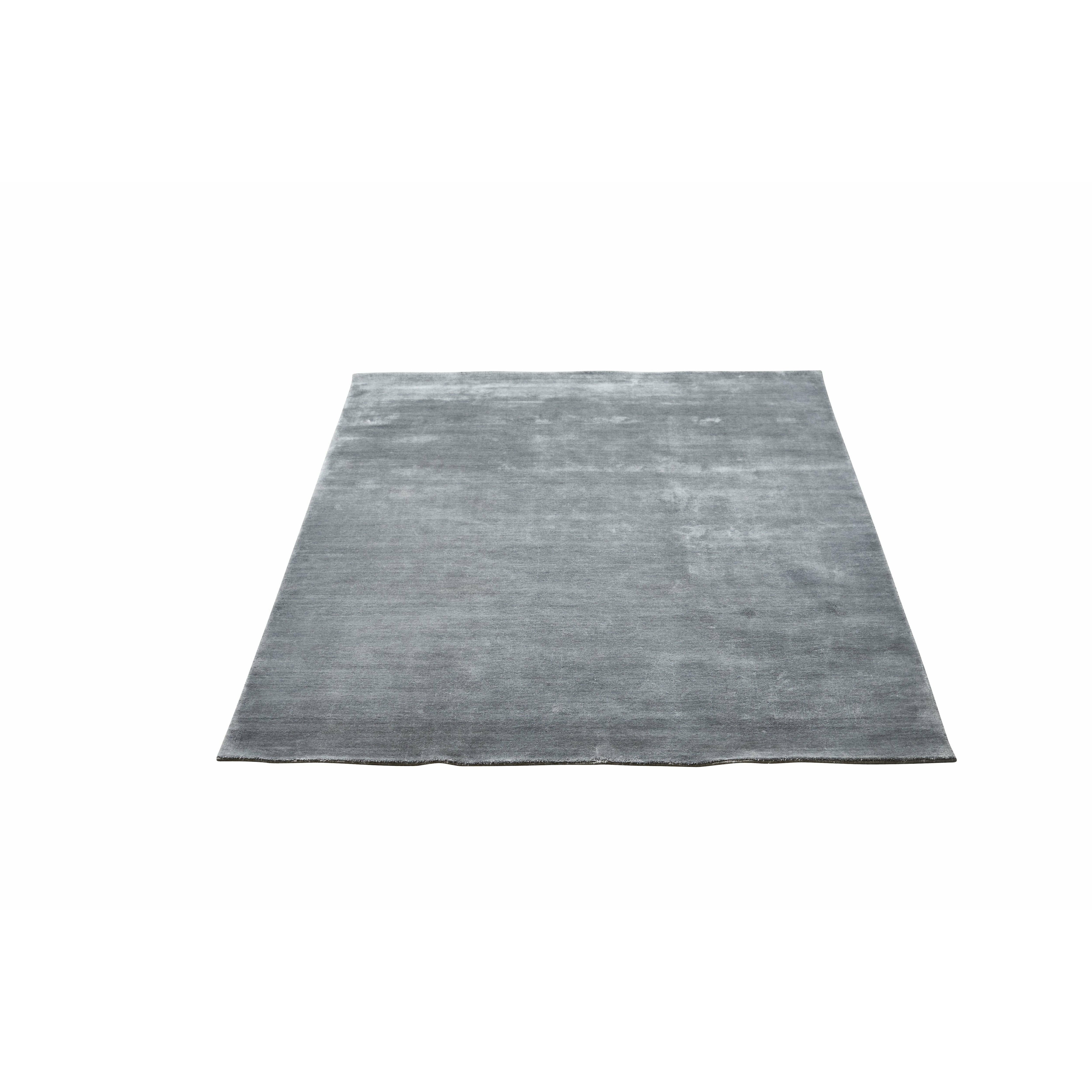 Massimo Země bambusový koberec beton šedá, 300x400 cm
