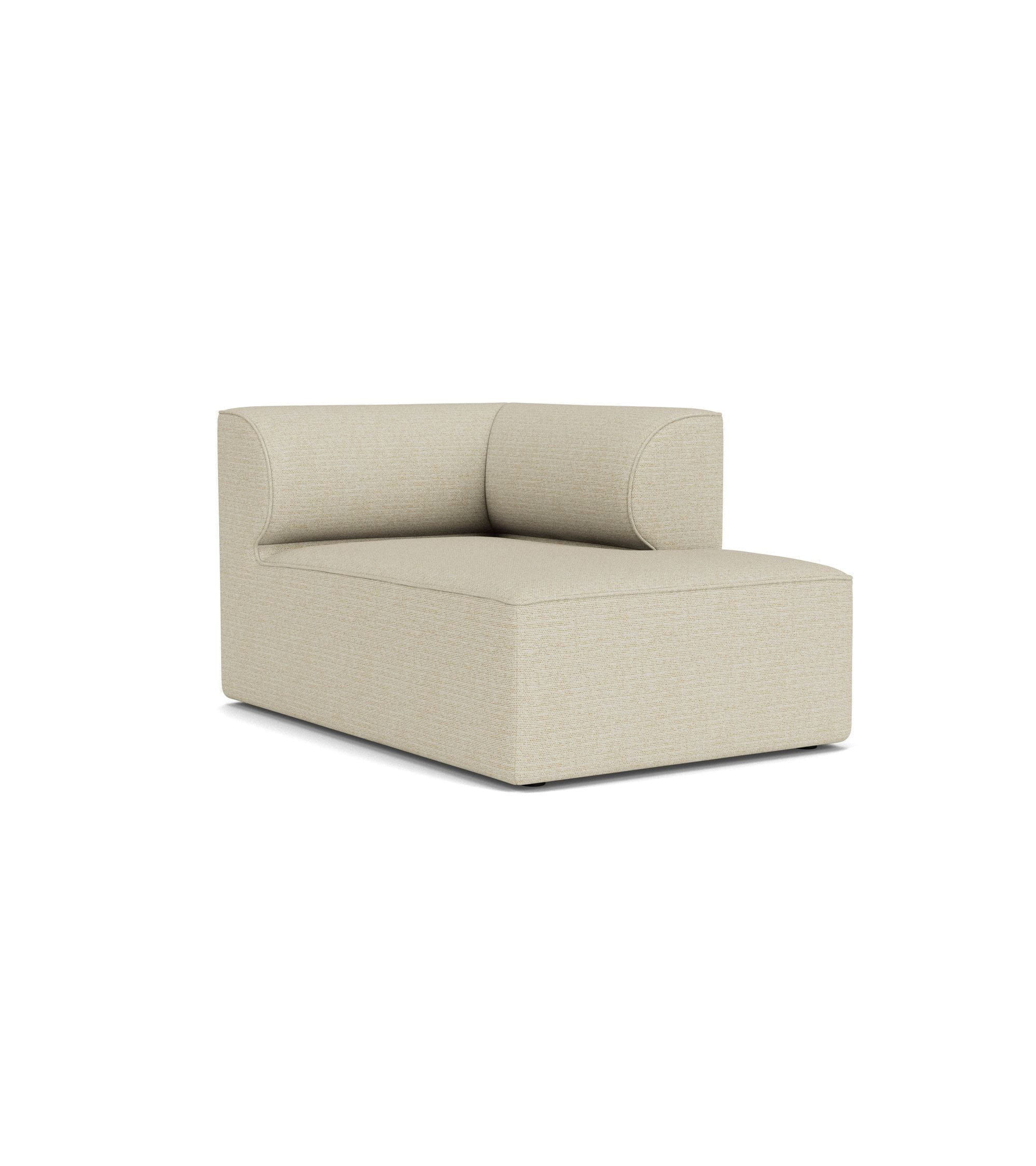 Audo Copenhagen Eave Modular Upholstered Sofa Chaise Longue 86x129 Cm Right, Savanna White