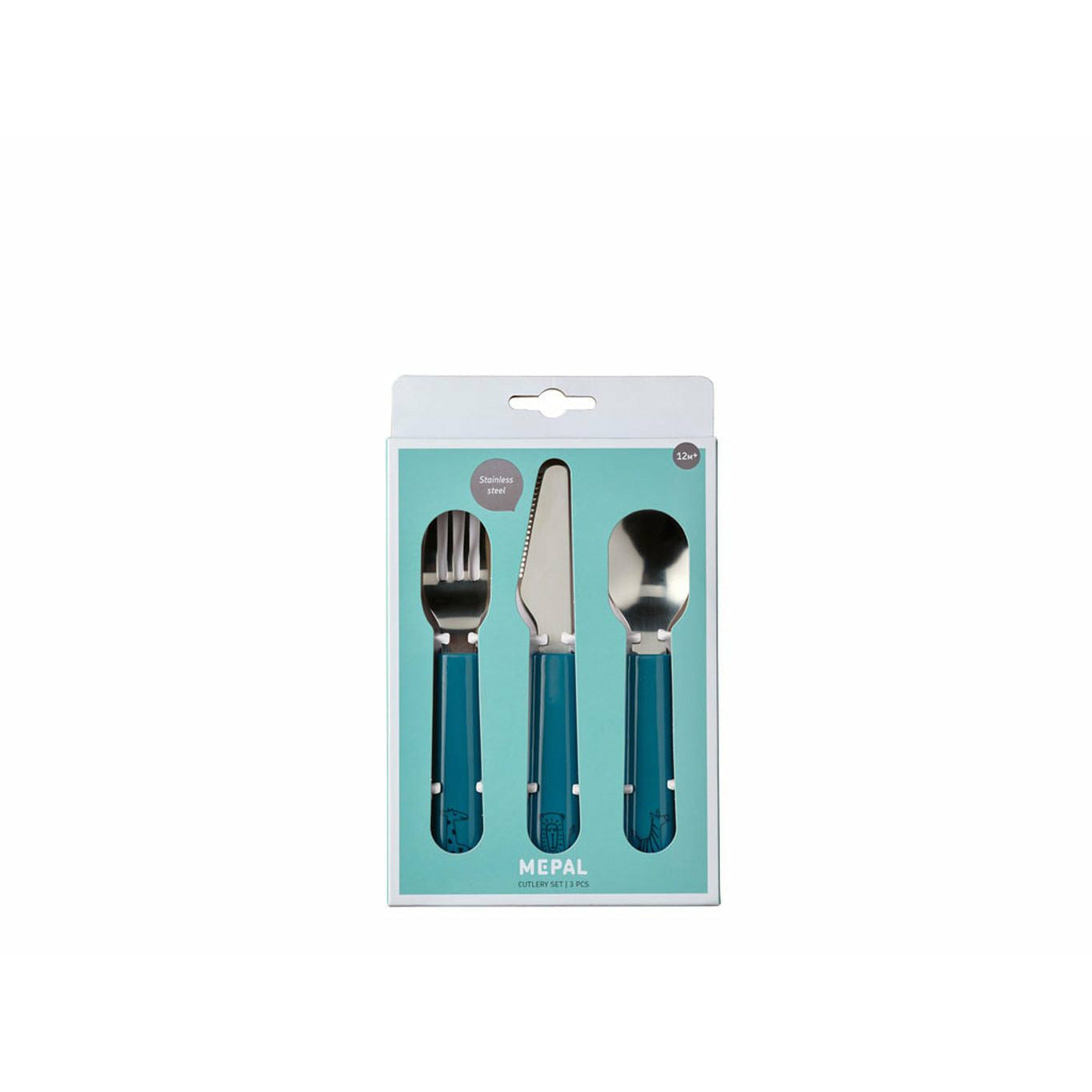 Mepal Mio Children's Cutlery Set 3 PCS, tmavě modrá