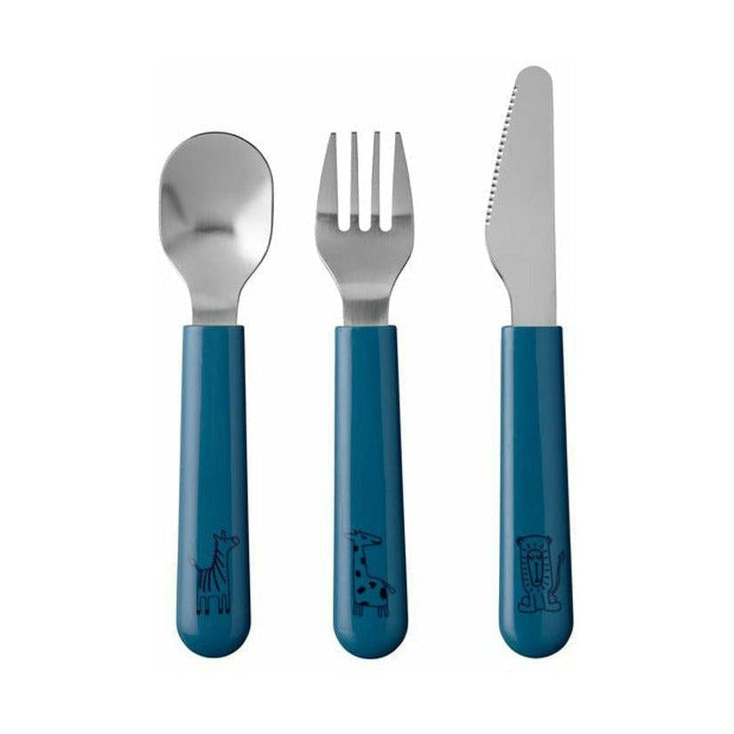Mepal Mio Children's Cutlery Set 3 PCS, tmavě modrá