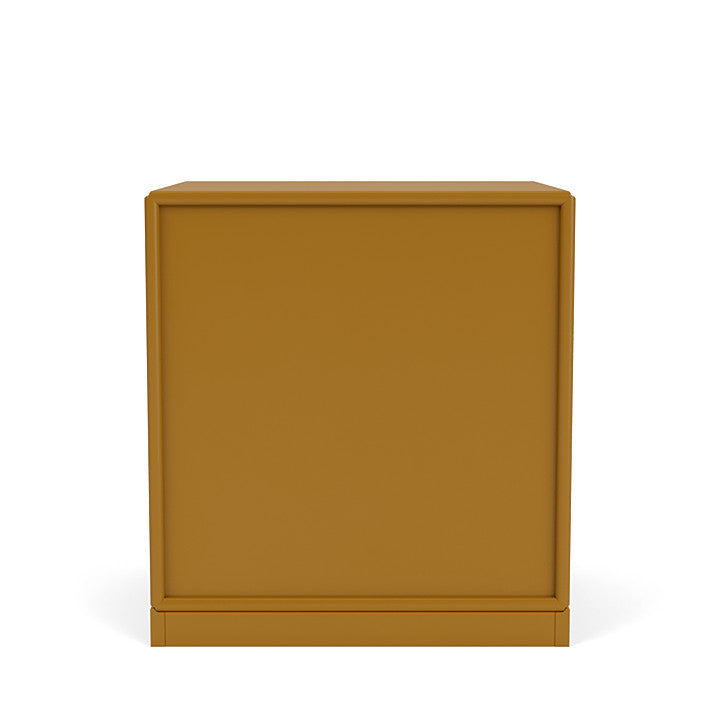 Modul zásuvky Montana s 3 cm soklu, jantarová žlutá