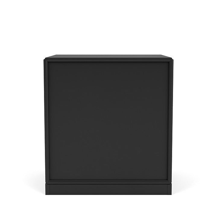 Modul zásuvky Montana s 3 cm soklu, černá