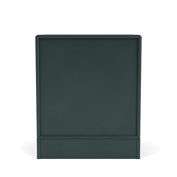 Modul zásuvky Montana s soklem 7 cm, černý nefri