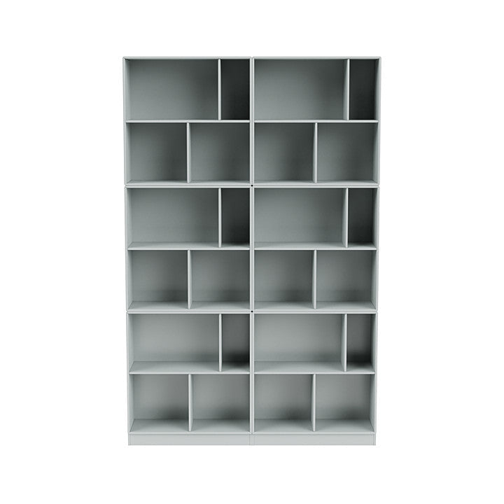 Montana Read Spacious Bookshelf With 7 Cm Plinth, Oyster Grey