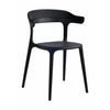 Muubs Luna Stripe Dining Chair, černá