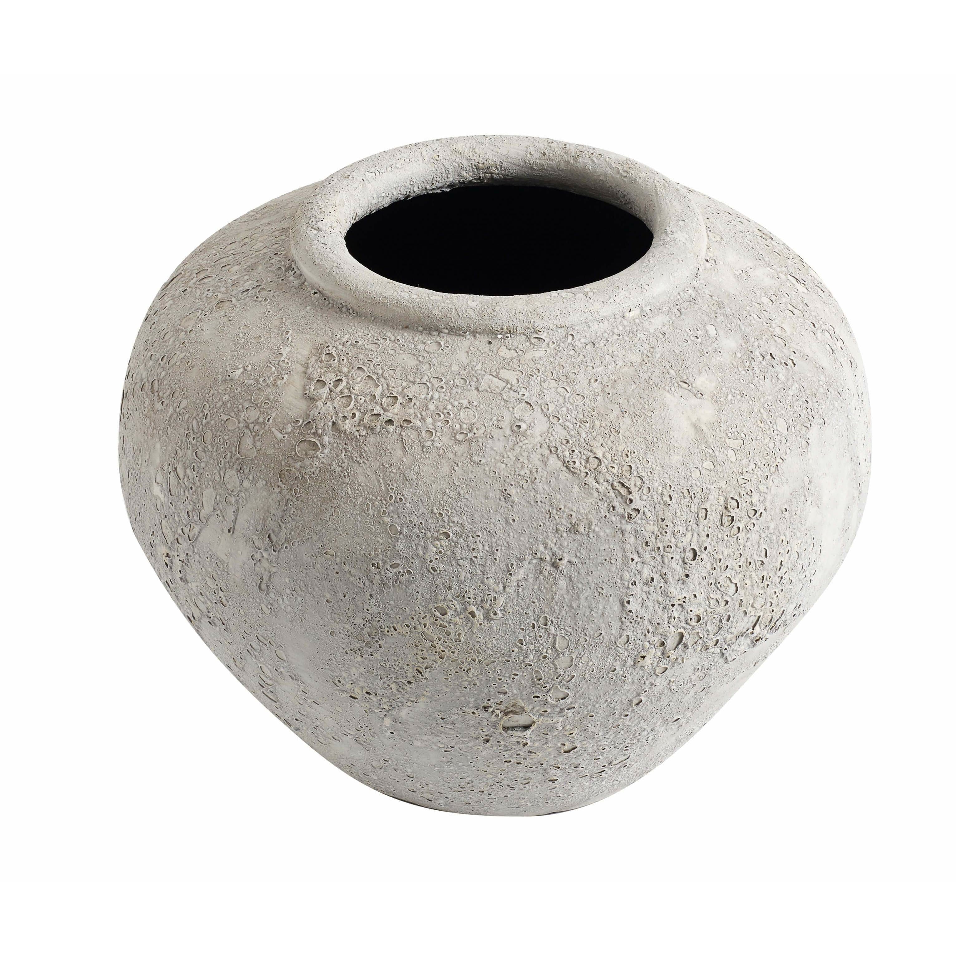 Muubs Luna Vase Grey, 26 cm
