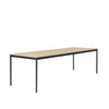 Muuto Base Table 190 X85 Cm, Oak/Black