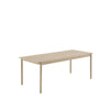 Lineární dřevěný stůl Muuto, 140x85 cm