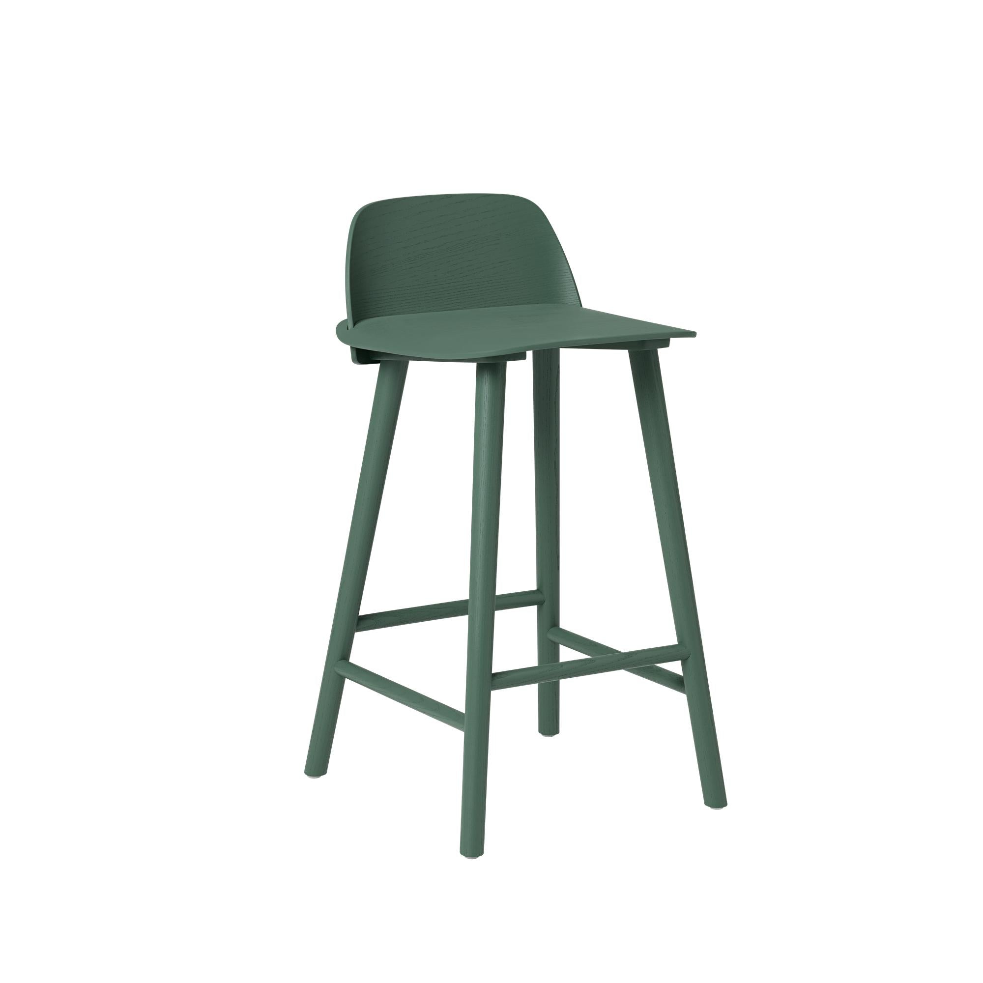 Židle barového baru Muuto h 65 cm, zelená