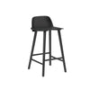 Židle barového baru Muuto h 65 cm, černá