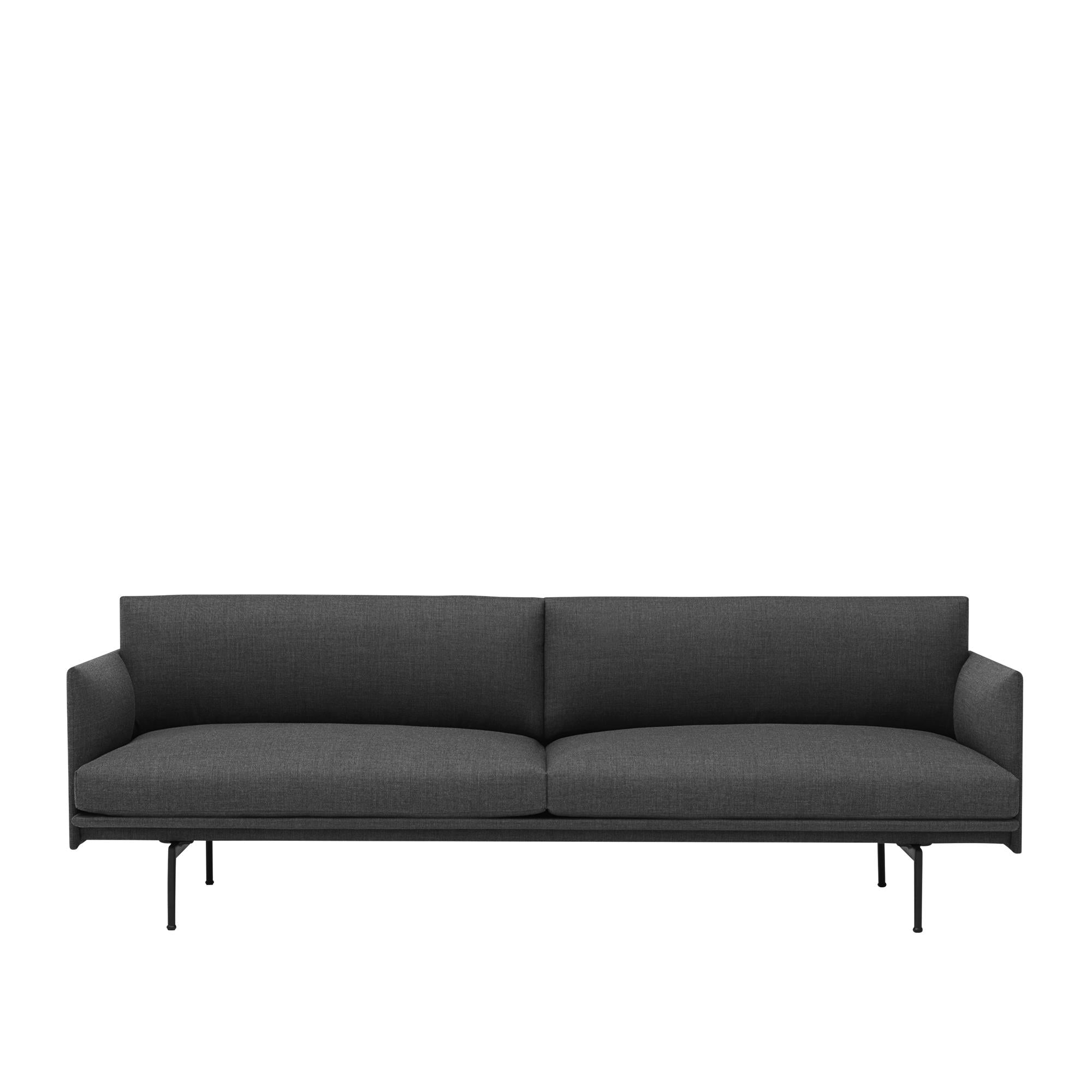 Outno Outline Sofa 3 Seater, tkanina, remix 163