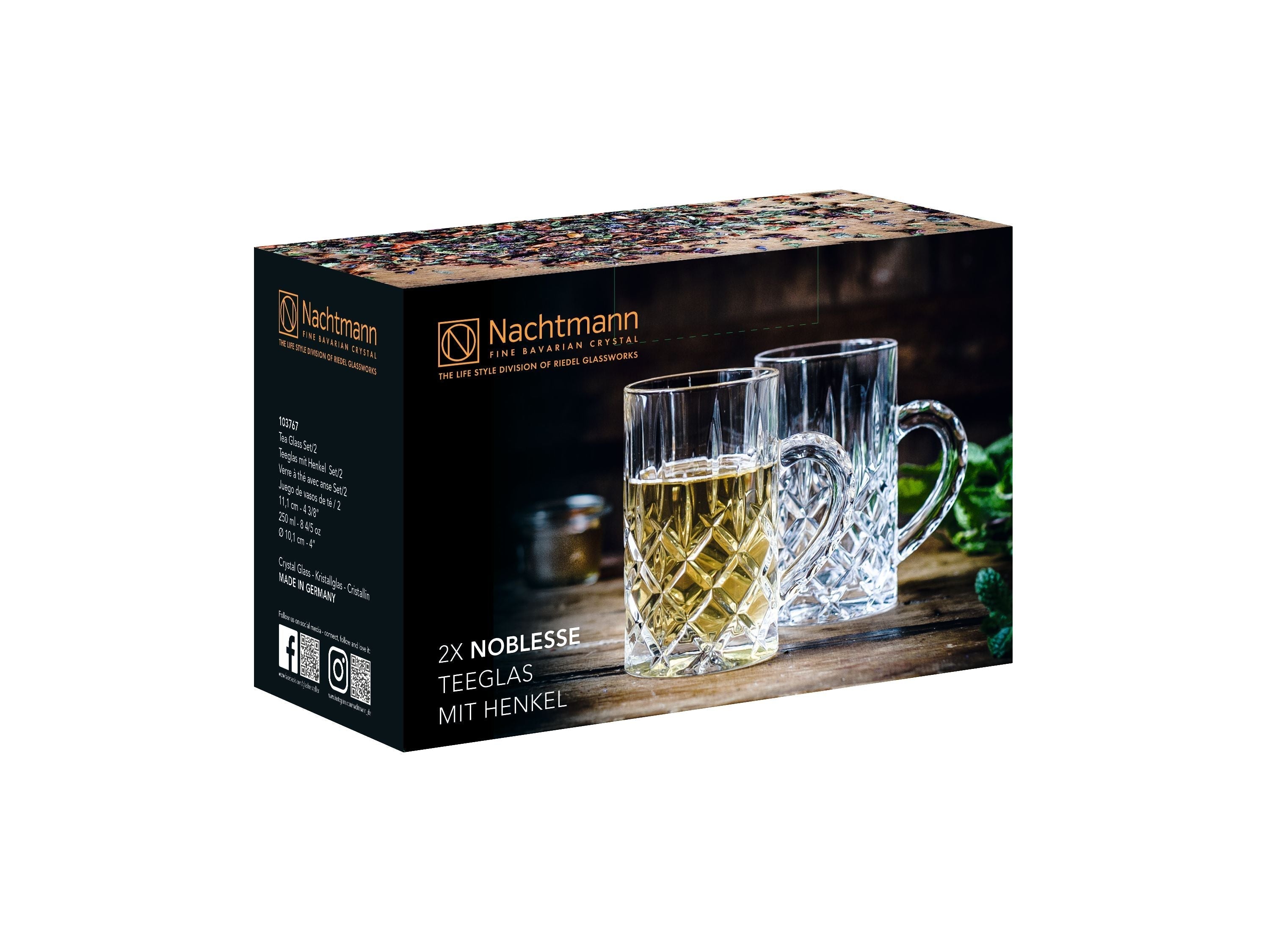 Nachtmann Noblesse Glass For Hot Drinks, Set Of 2