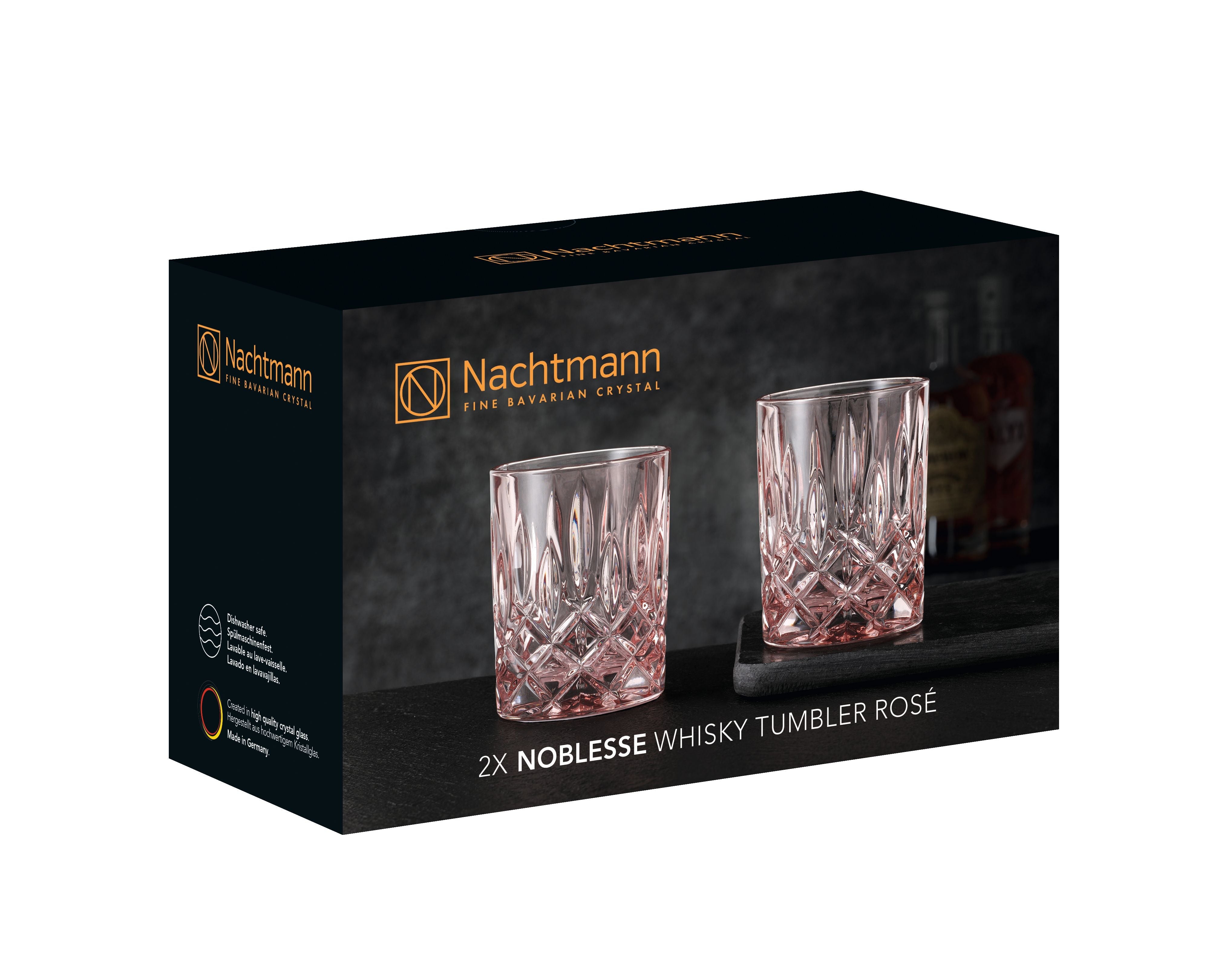 Nachtmann Noblesse Whisky Glass Rosé 295 ml, sada 2