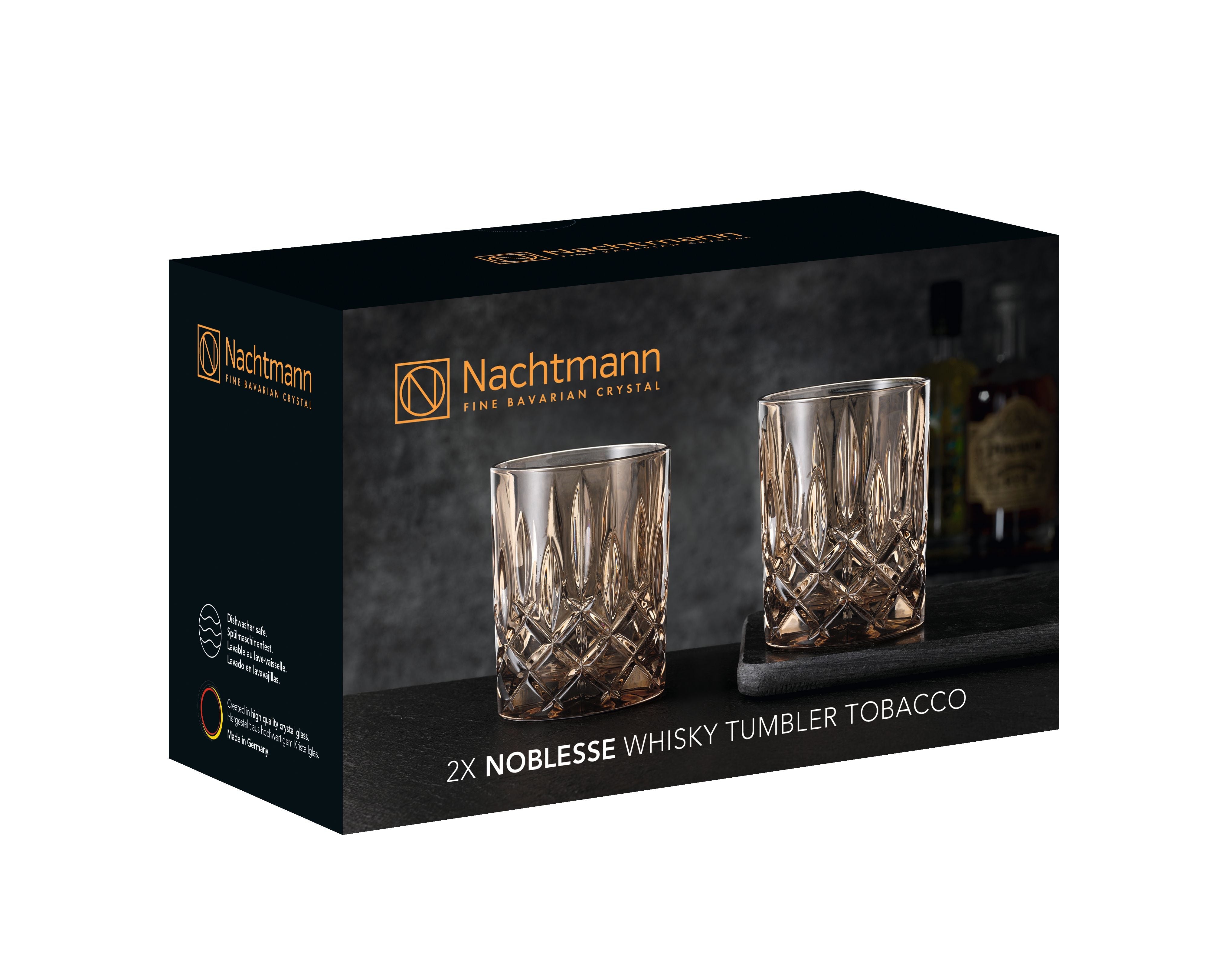 Nachtmann Noblesse Whisky Glass Tobacco 295 Ml, Set Of 2