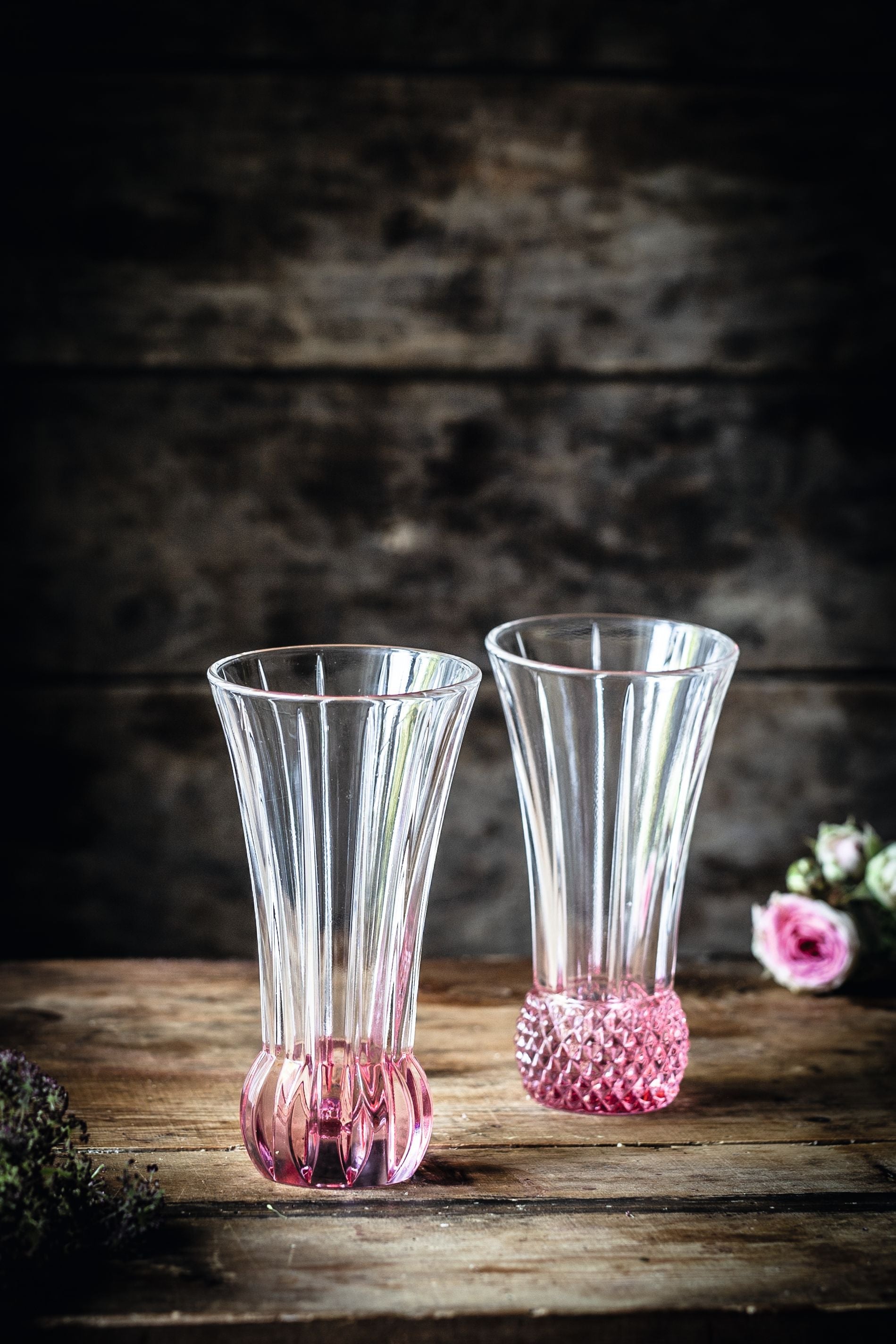 Nachtmann Spring Table Vases Rosè, sada 2