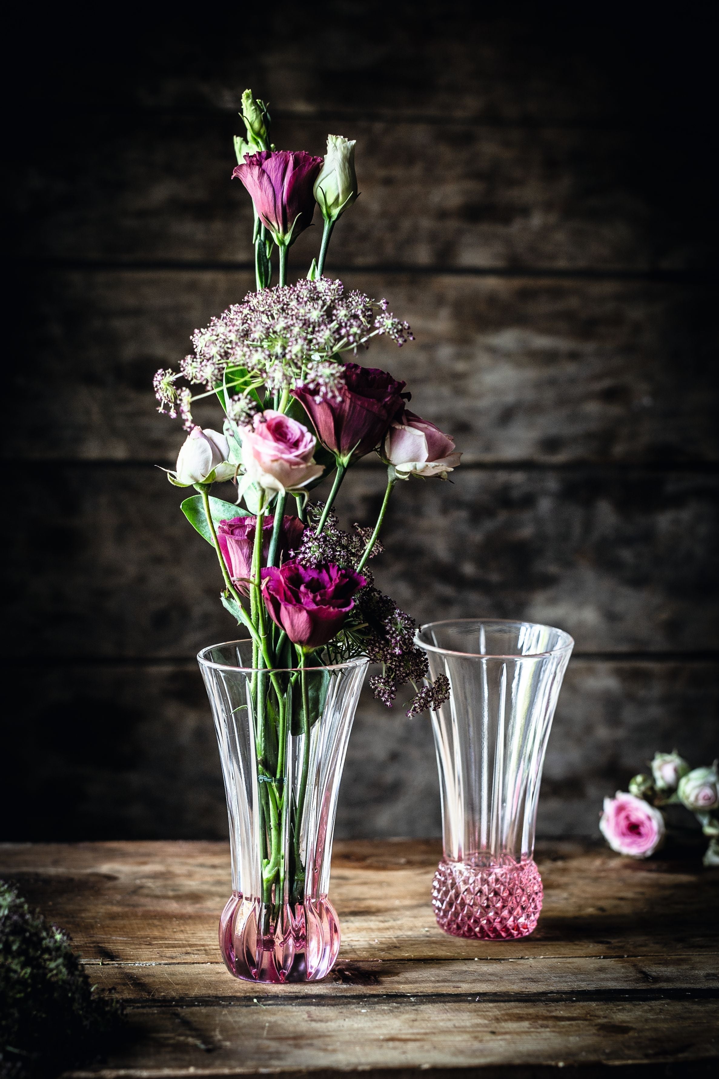 Nachtmann Spring Table Vases Rosè, sada 2