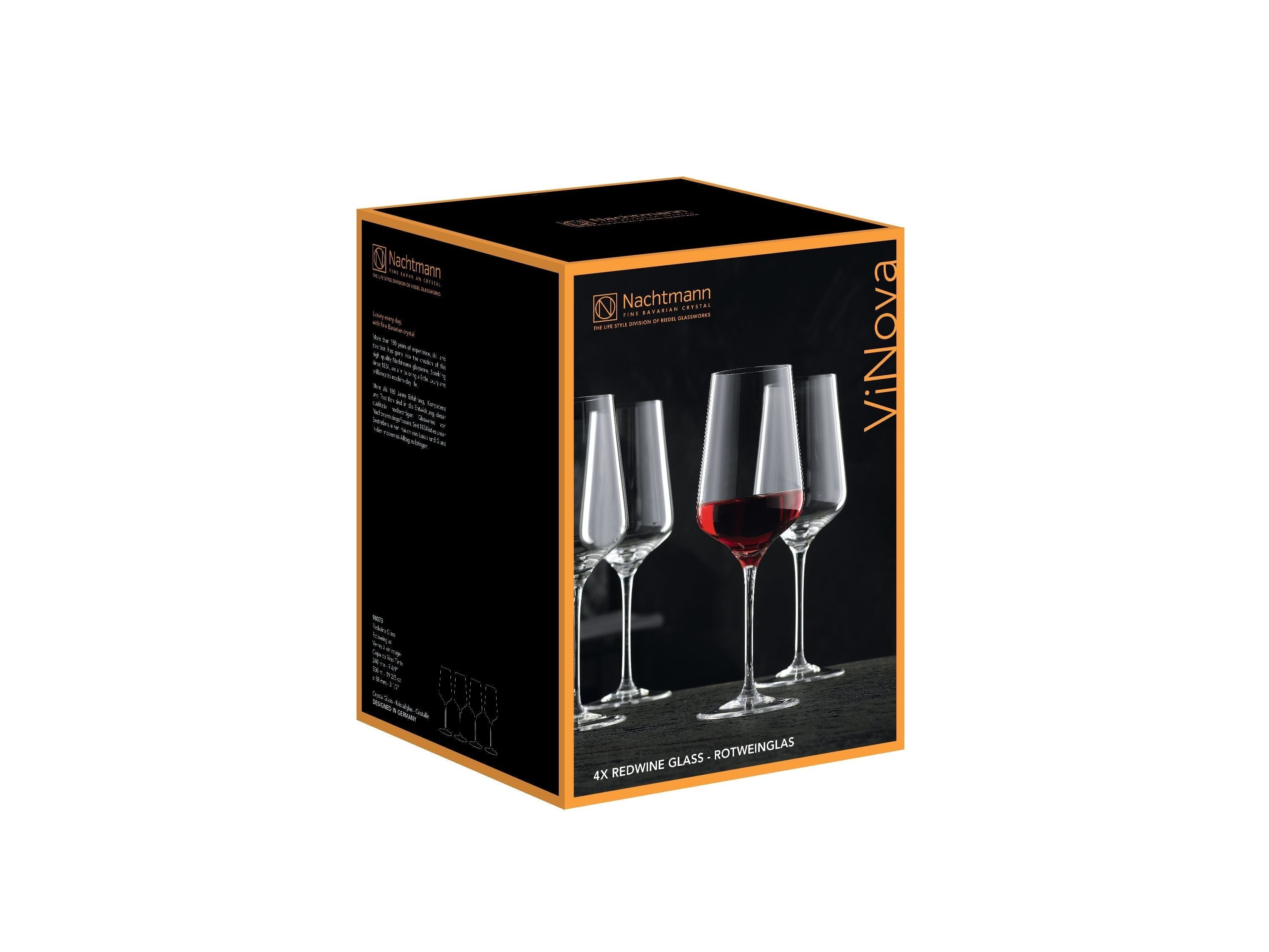 Nachtmann VI Nova Red Wine Glass 550 ml, sada 4