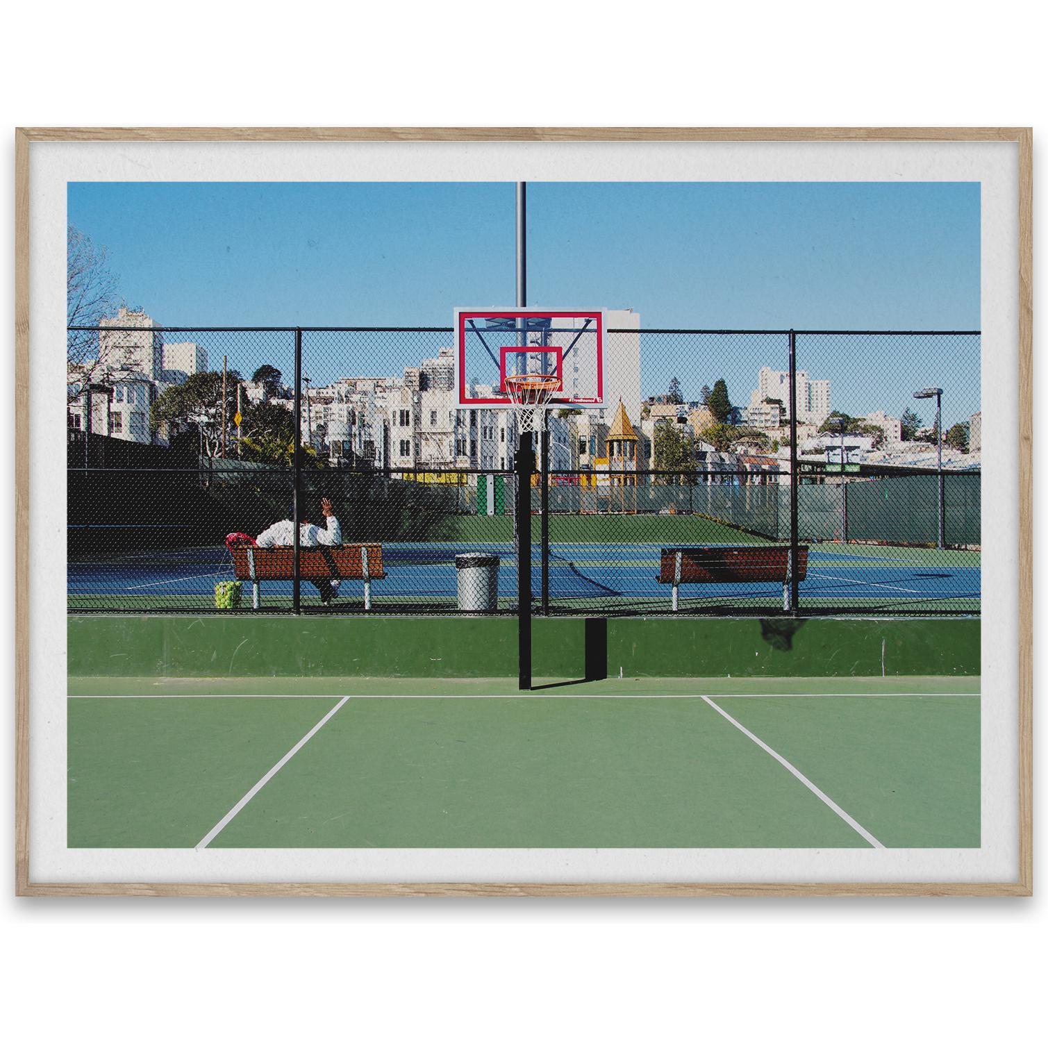Paper Collective Cities of Basketball 09, San Francisco plakát, 30x40 cm