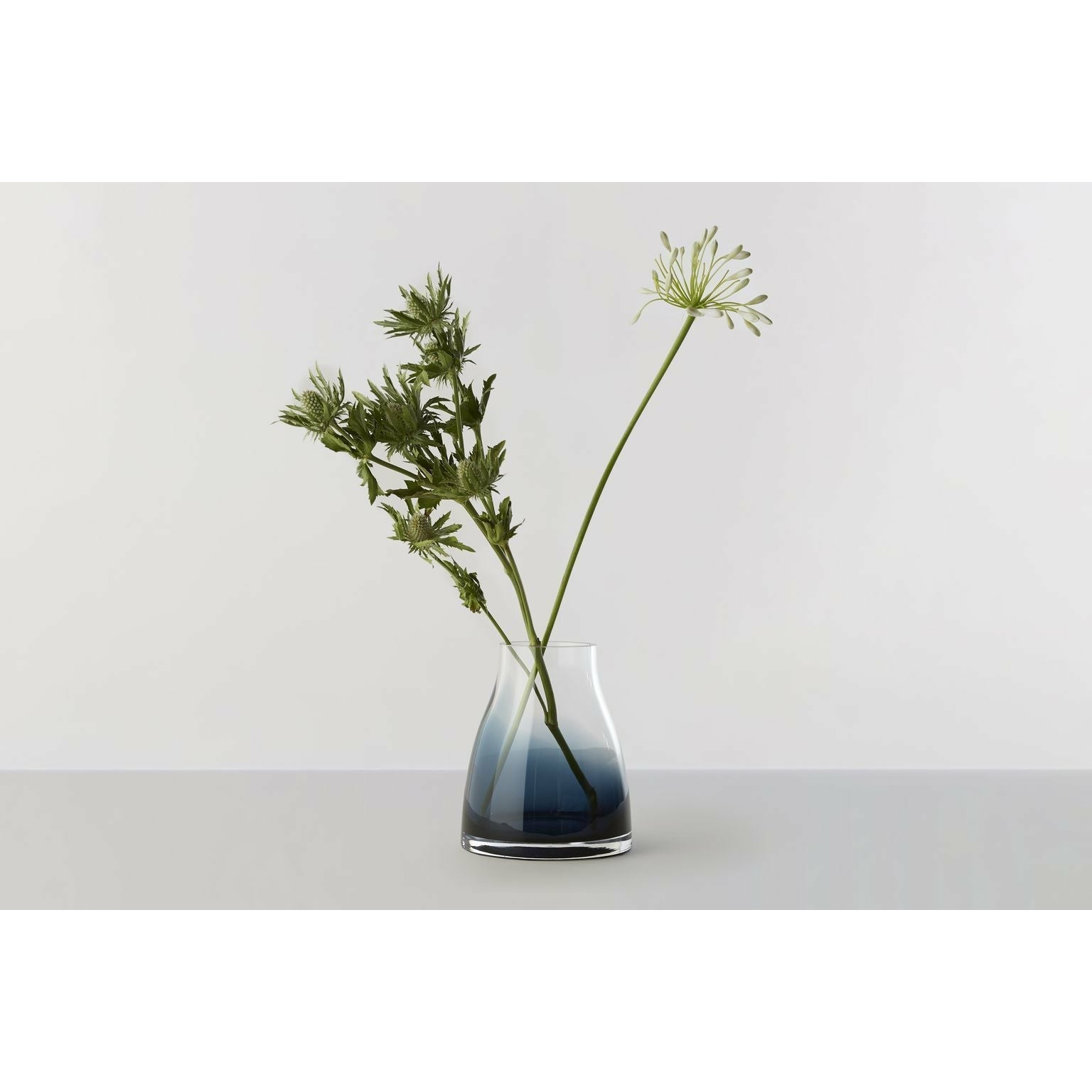 RO kolekce č. 2 Flower Vase Øxh 15 x18, Indigo Blue