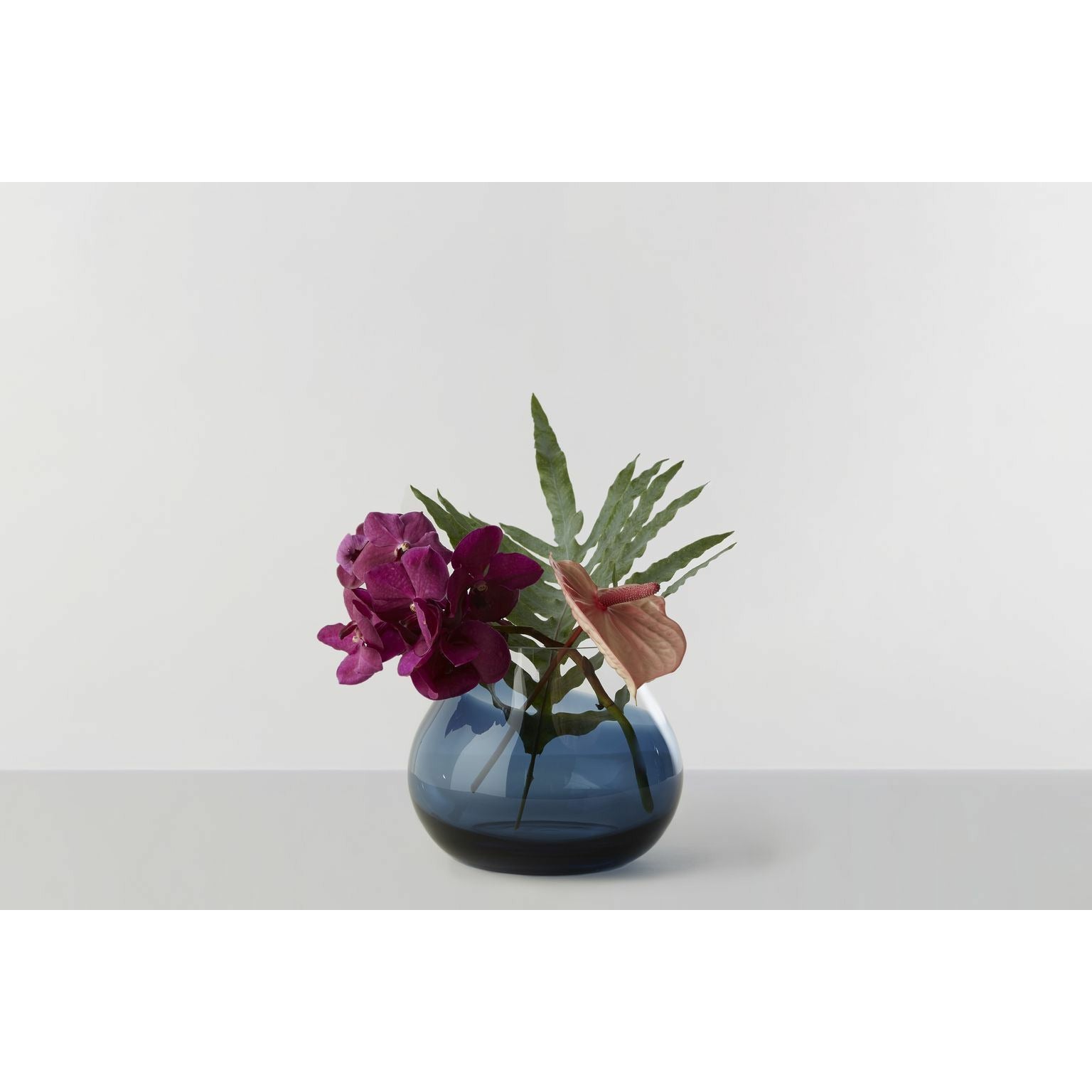 RO kolekce č. 23 Flower Vase, Indigo Blue