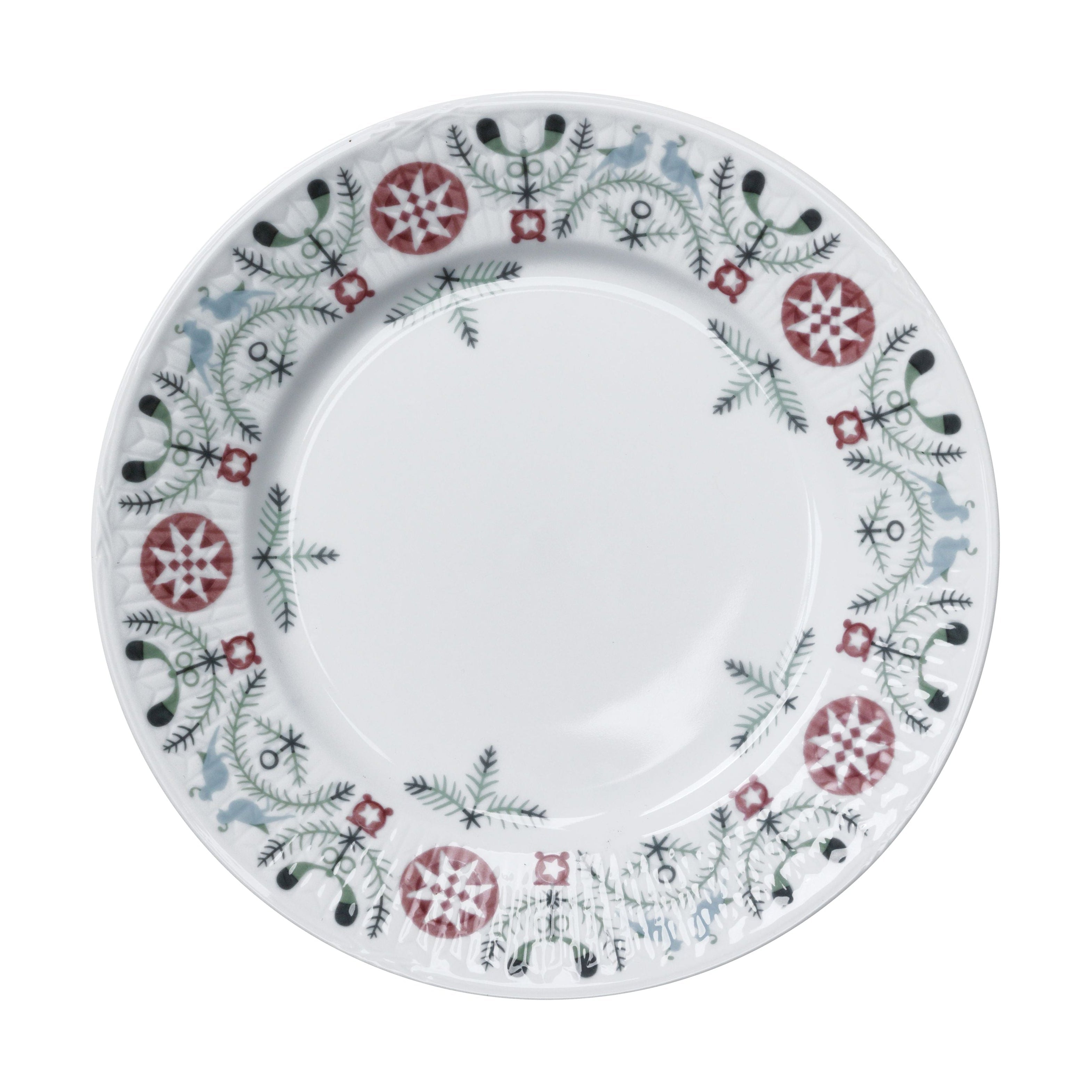 Rörstrand švédská milost zimní plochý talíř, 17 cm